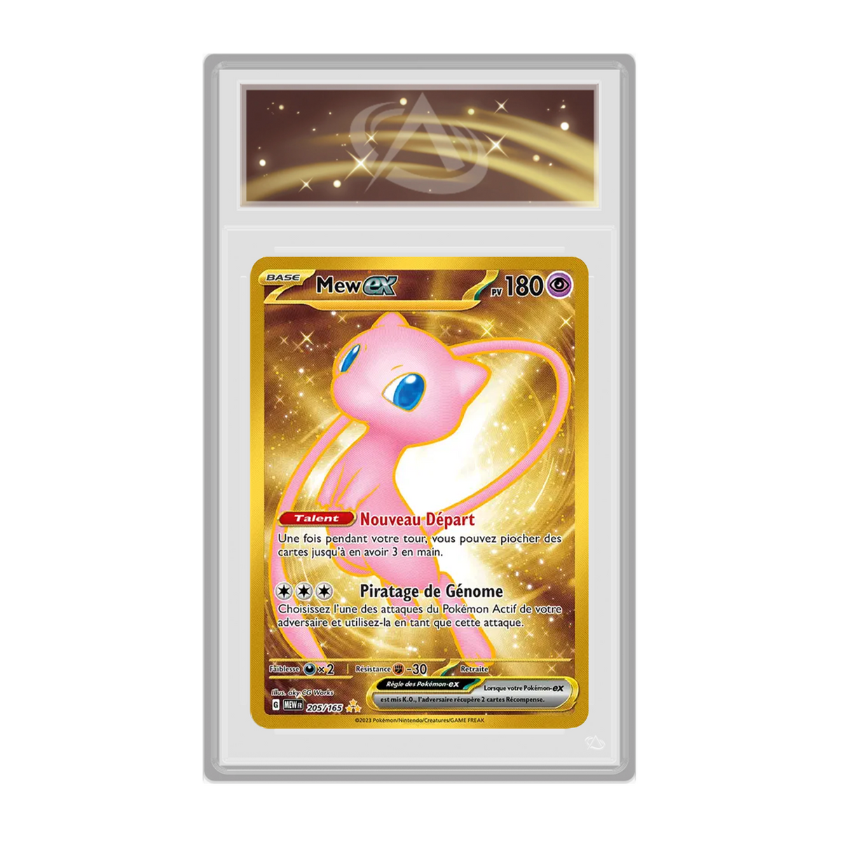 Mew ex 205/165 151 - Gradée