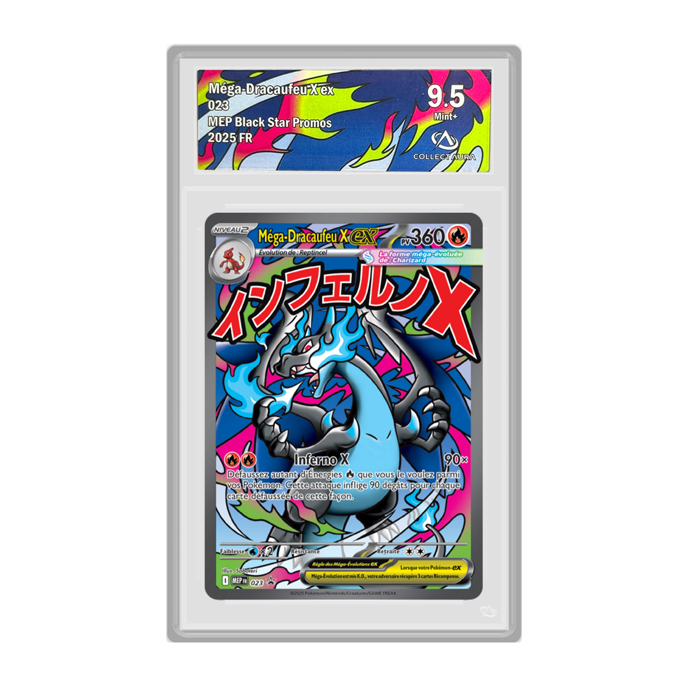 Méga-Dracaufeu X MEP023 Black Star Promos - Gradée