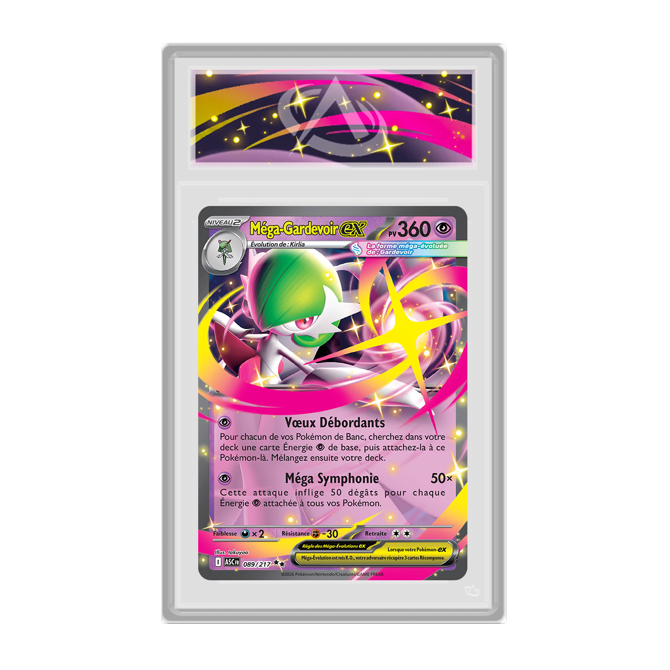 Méga-Gardevoir ex 089/217 Héros Transcendants FR