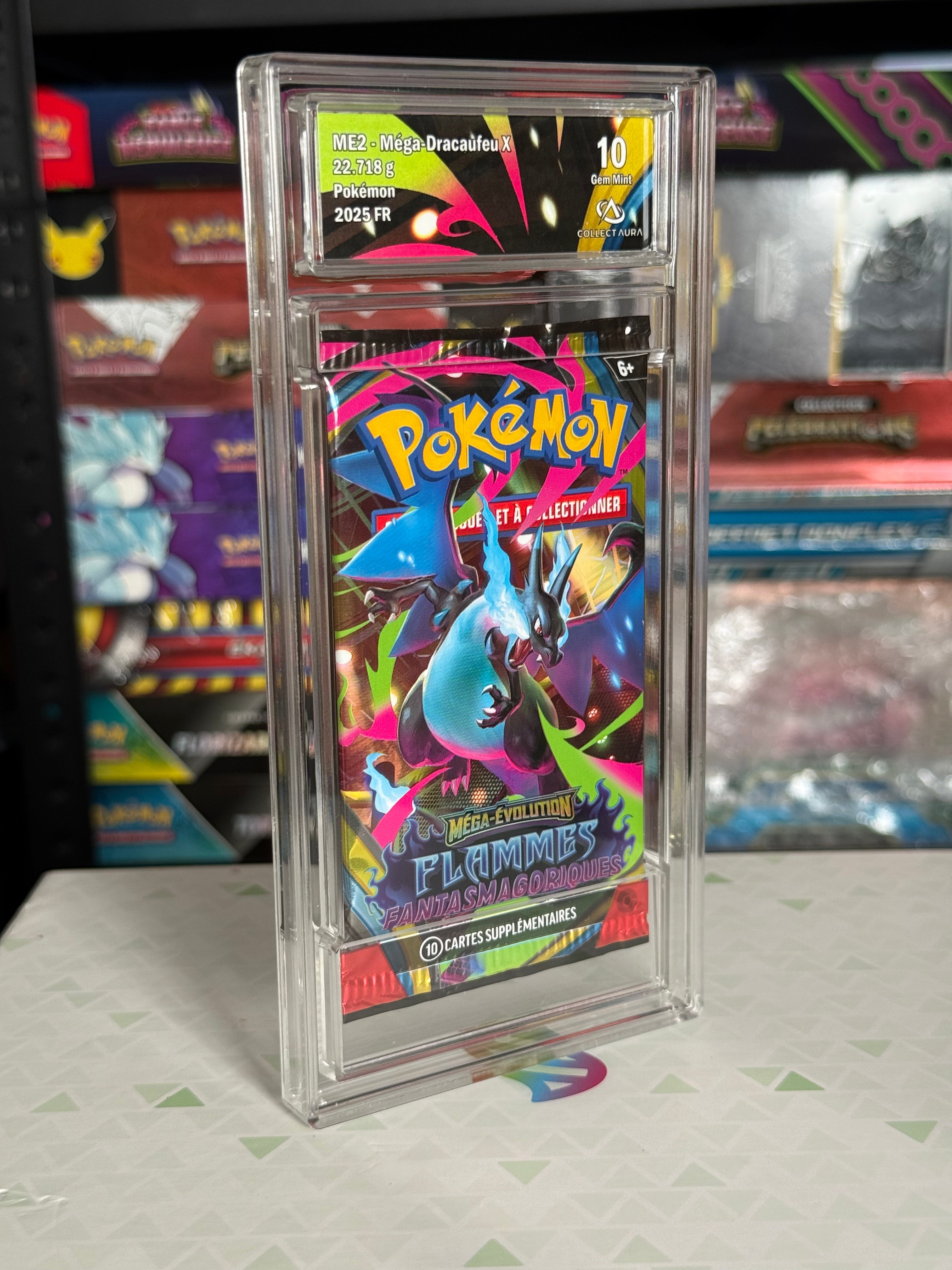 🔥 Booster ME2 Flammes Fantasmagoriques CA10 - Illustration Dracaufeu