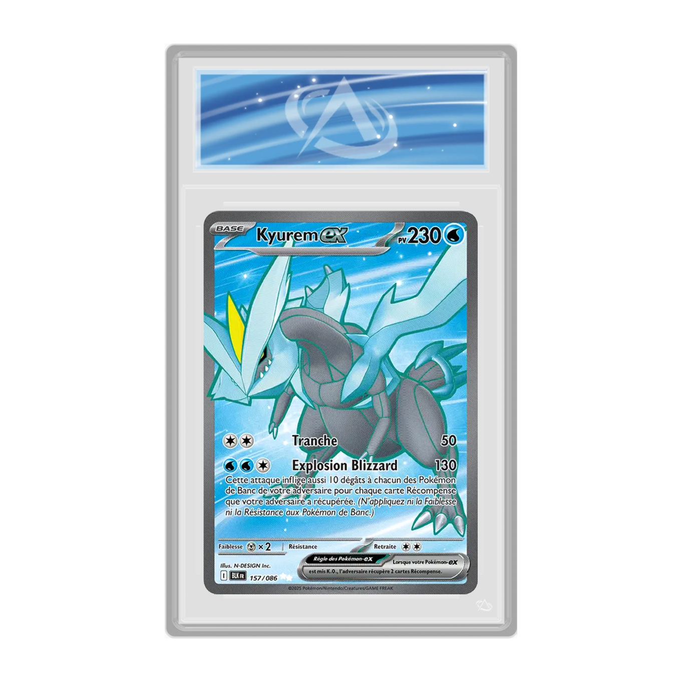 Kyurem ex 157/086 Foudre Noire - Gradée