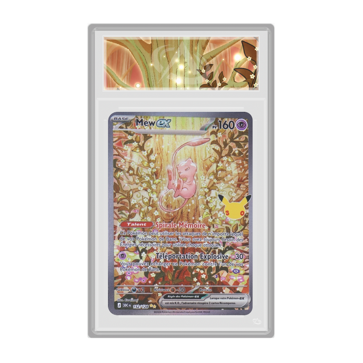 (30 ans) Mew 152/128 30e Anniversaire - Gradée