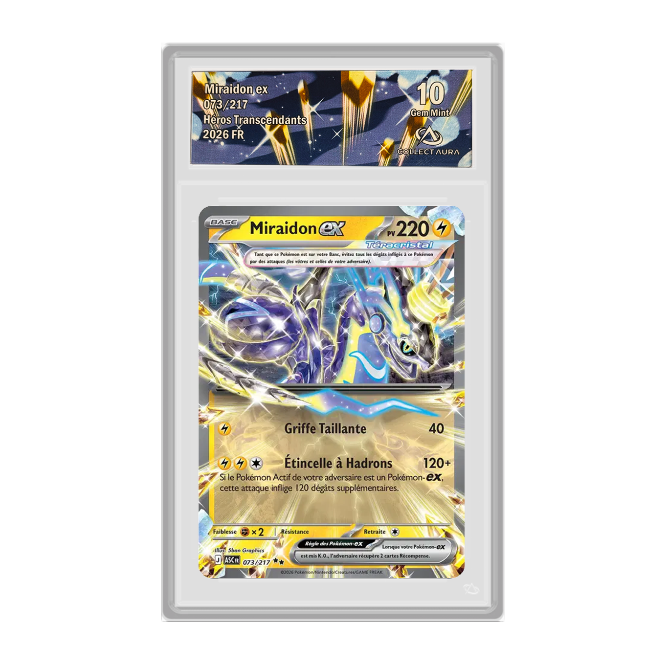 Miraidon ex 073/217 Héros Transcendants FR