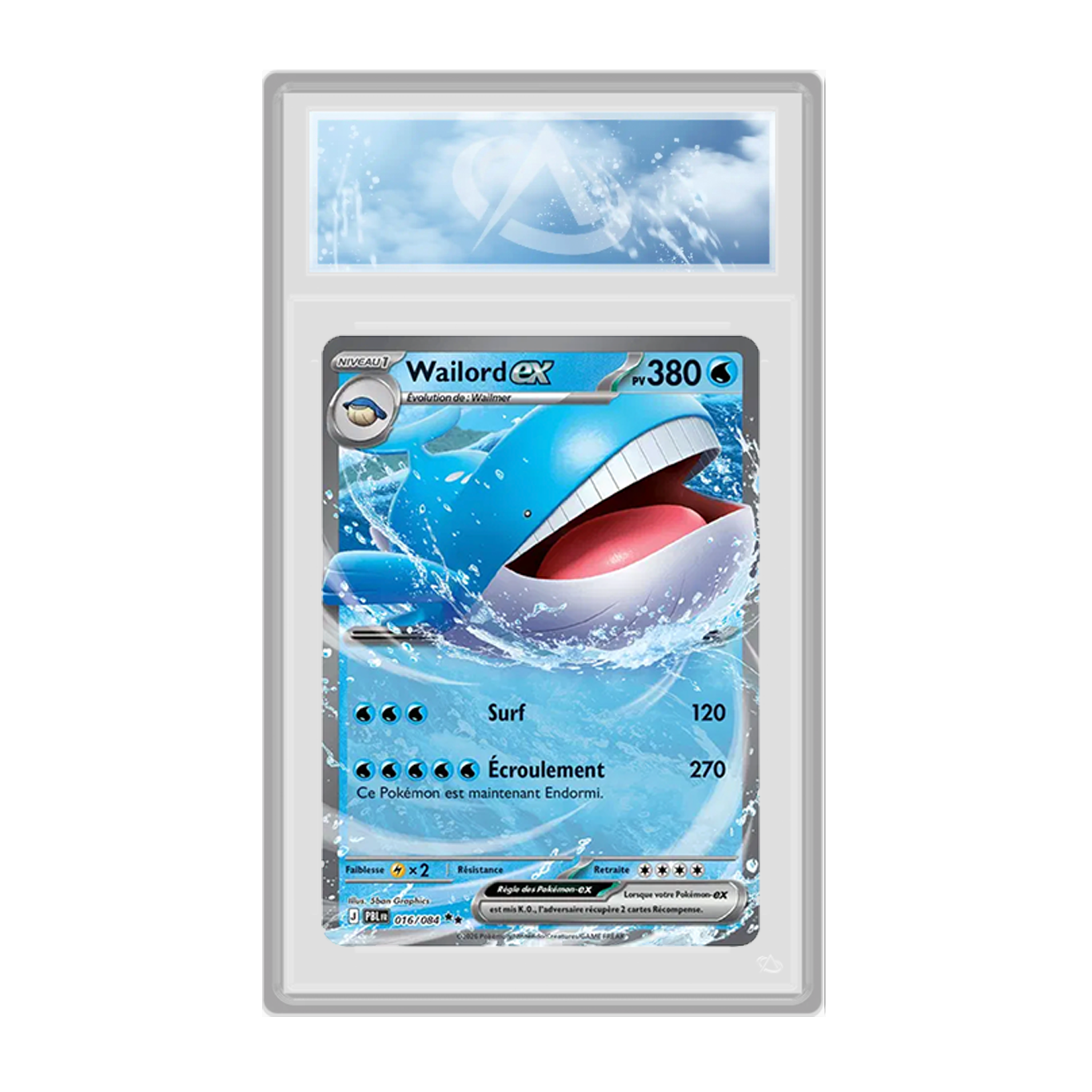 Wailord ex 016/084 Nuit Noire - Gradée