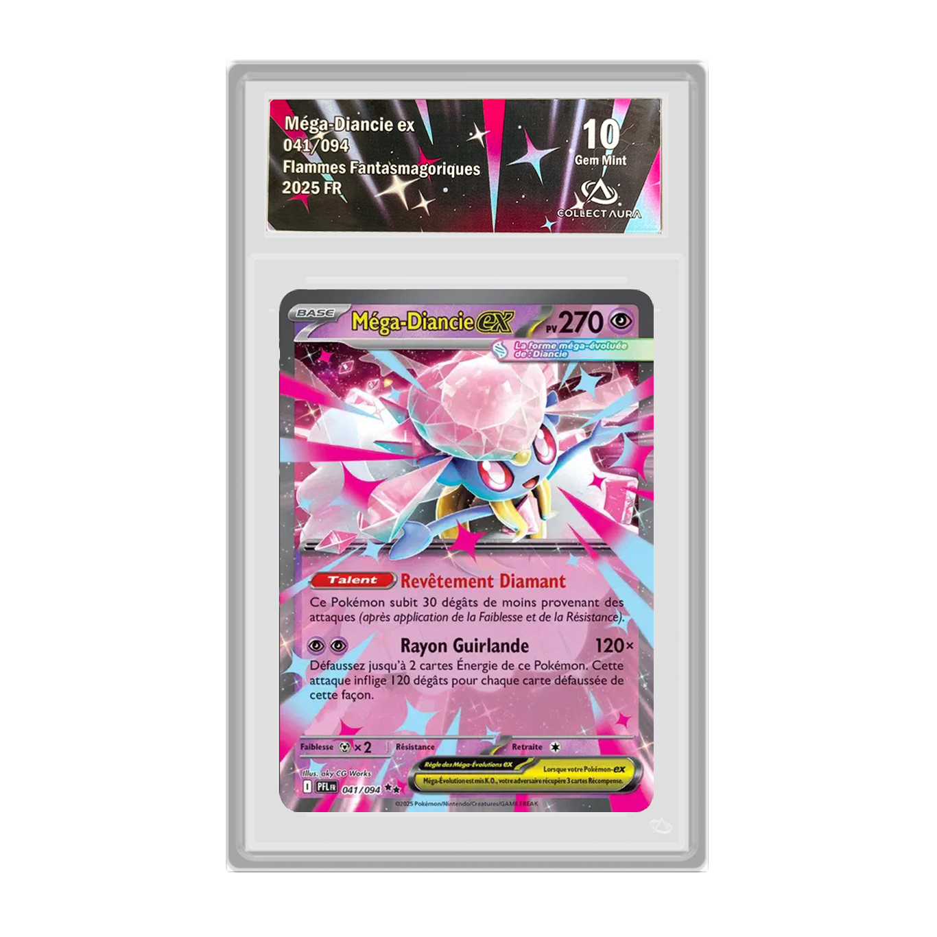 Méga-Diancie ex 041/094 Flammes Fantasmagoriques FR